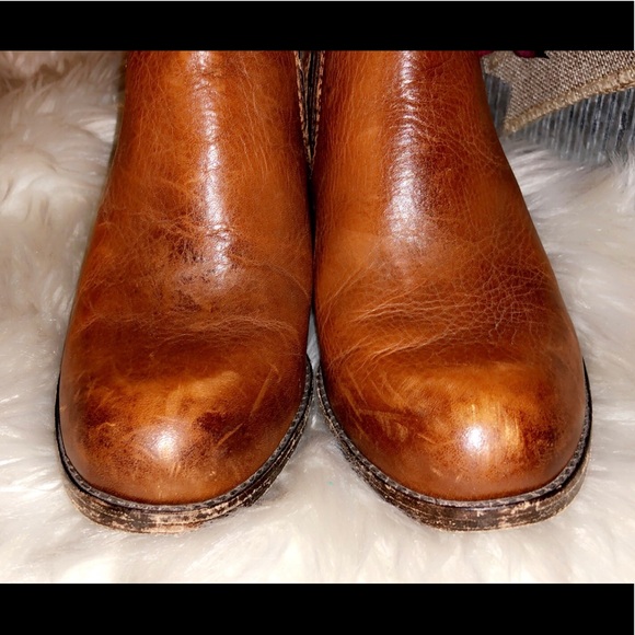 DOLCE VITA Cognac Leather Ankle Bootie - Picture 4 of 8